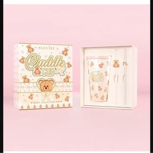 🐣P.Louise Cuddle Cup Teddy Collection - Cream and metal cup 600ml. EASTER IDEA💕